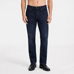 DL 1961 Men's Slim Straight Jeans in Deep Blue, 32 x 34